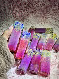 Image 17 of 4"Fumed Square Glass Pipe 