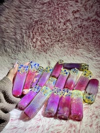 Image 21 of 4"Fumed Square Glass Pipe 