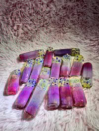 Image 22 of 4"Fumed Square Glass Pipe 