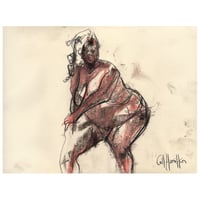 Image 1 of Kindred - Charcoal and Soft Pastels on Paper 