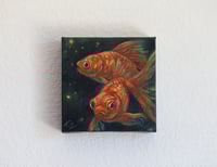 Image 1 of Fish Food Original Oil Painting