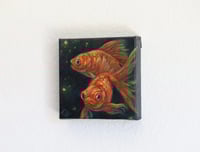Image 2 of Fish Food Original Oil Painting