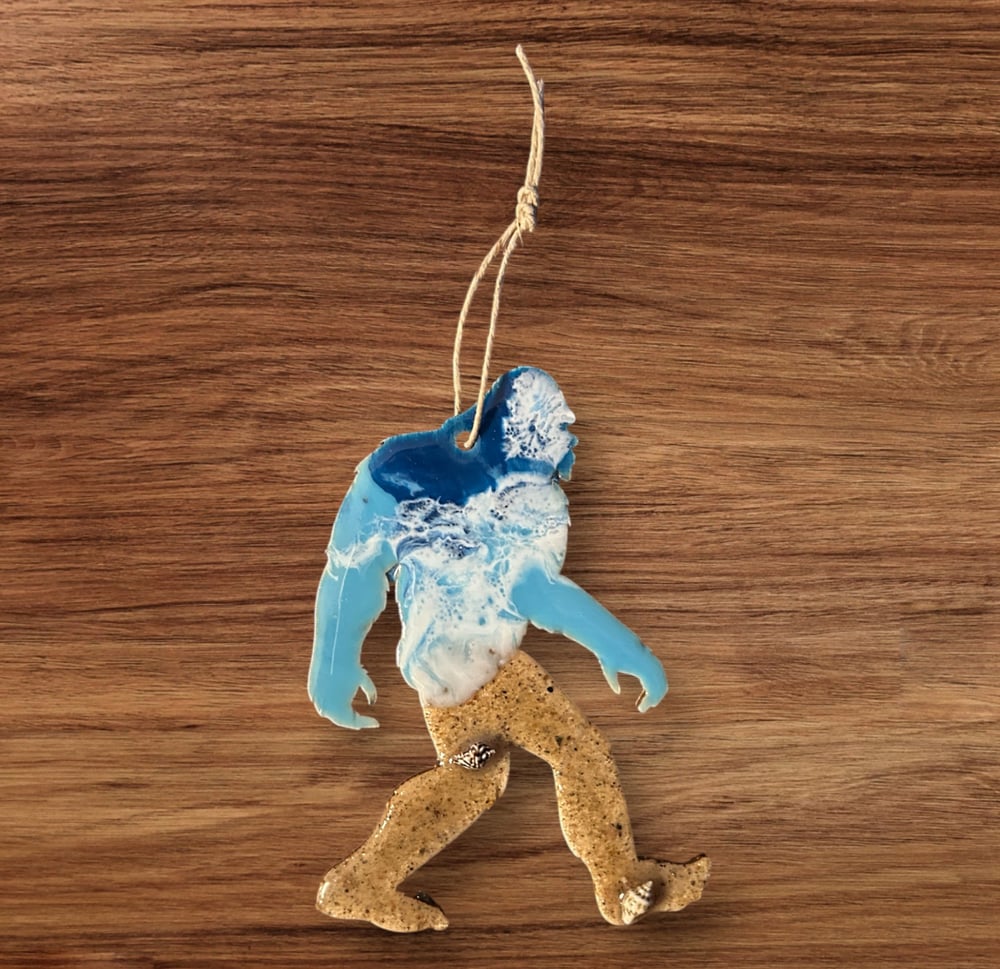 Image of Resin Ocean Themed Ornament - Big Foot