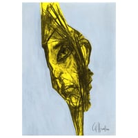 Image 1 of Chamber six - Charcoal and Acrylic Paint on Paper 