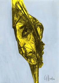 Image 2 of Chamber six - Charcoal and Acrylic Paint on Paper 