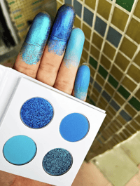 Image 8 of Unbothered 4-Color Duochrome & Matte Eyeshadow Palette 