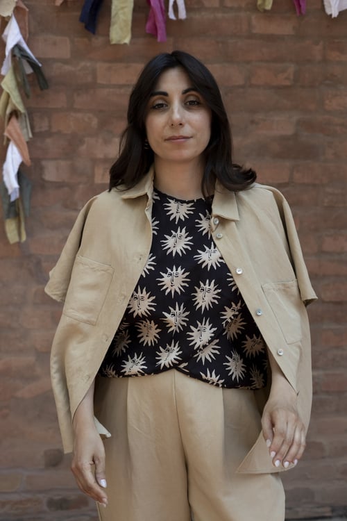 Image of CAMICIA NIMBUS LINO SABBIA