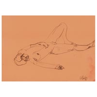 Image 1 of Nude 5 - Pencil on Paper 