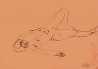 Image 2 of Nude 5 - Pencil on Paper 