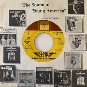 Image of Brenda Holloway "Starting The Hurt All Over Again" b/w "Just Look What You've Done"