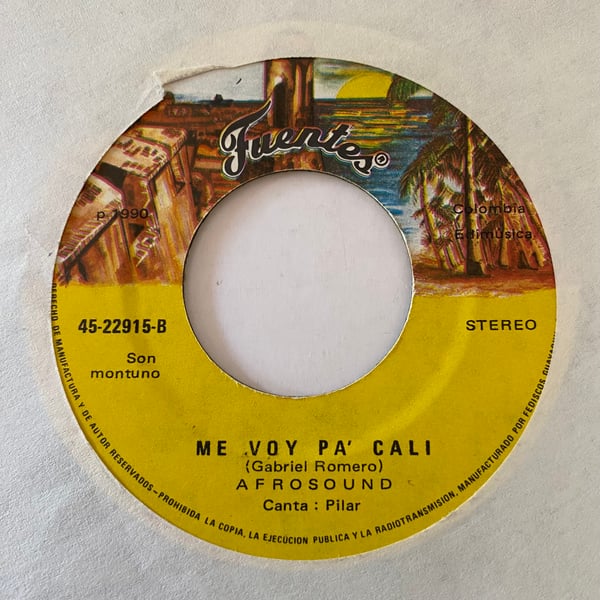 Image of Afrosound "Me Voy Pa' Cali" b/w "Mar De Emociones"