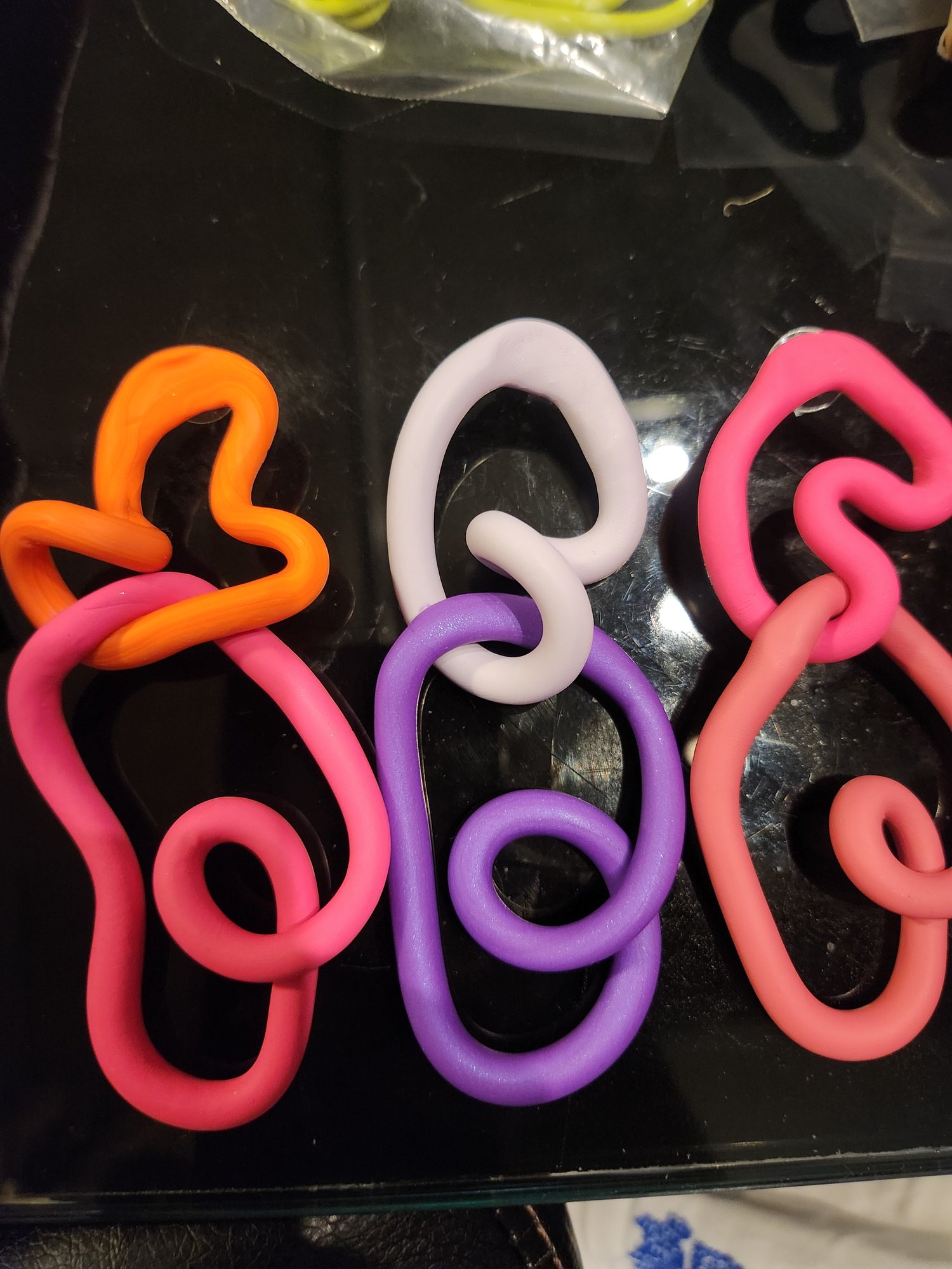 Image of The EB Prototype Earrings: "Abstract Hearts"