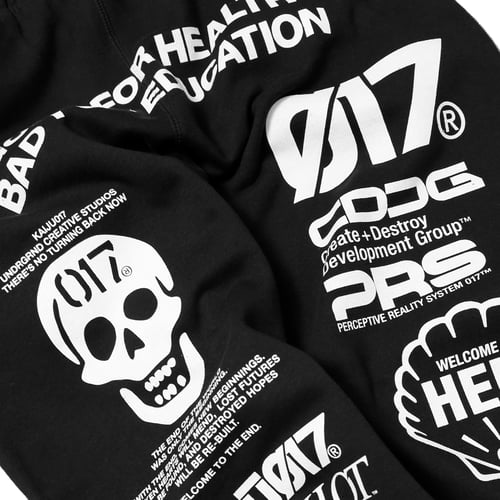 Image of SPD-DMNS SWTPant / BLK/WHT