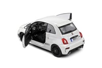 Image 4 of 1:18 FIAT F595 ABARTH – GHIACCIO WHITE – 2022