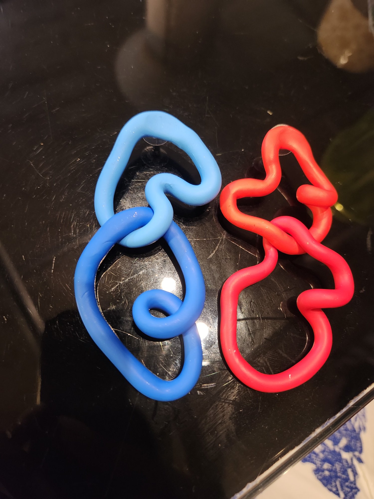Image of The EB Prototype Earrings: "Abstract Hearts"