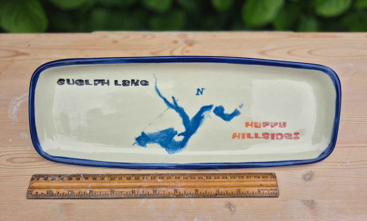 Image of Happy Hillside Medium Platter PICK UP ONLY