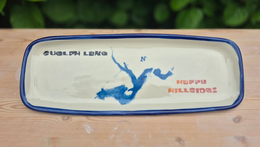Image of Happy Hillside Medium Platter PICK UP ONLY