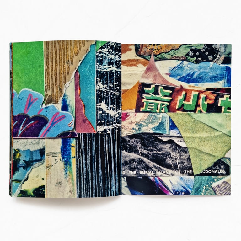 ‘paper songs’ n° 2 – vibrant twenty-page collage art zine, second edition Image 2