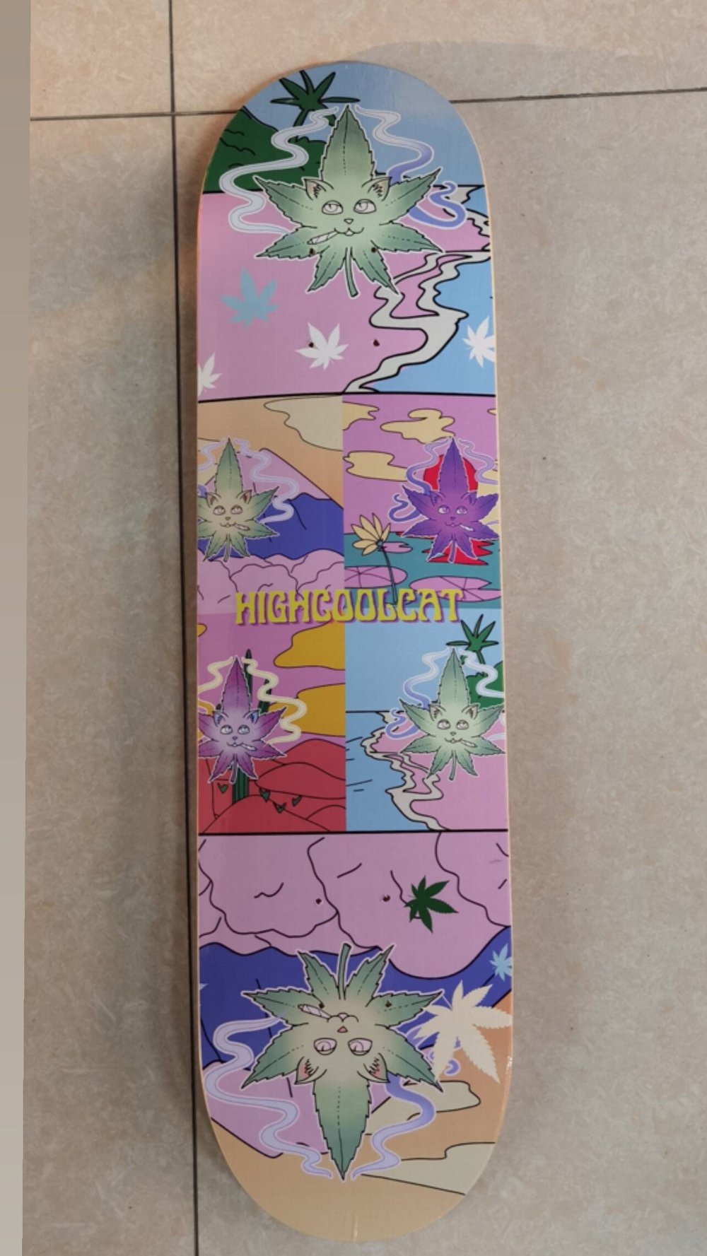 Image of Custom Skateboard Deck - Designed Skateboard Art - Fancy Art Skateboard Deck - Skateboard -b4c1f5f0