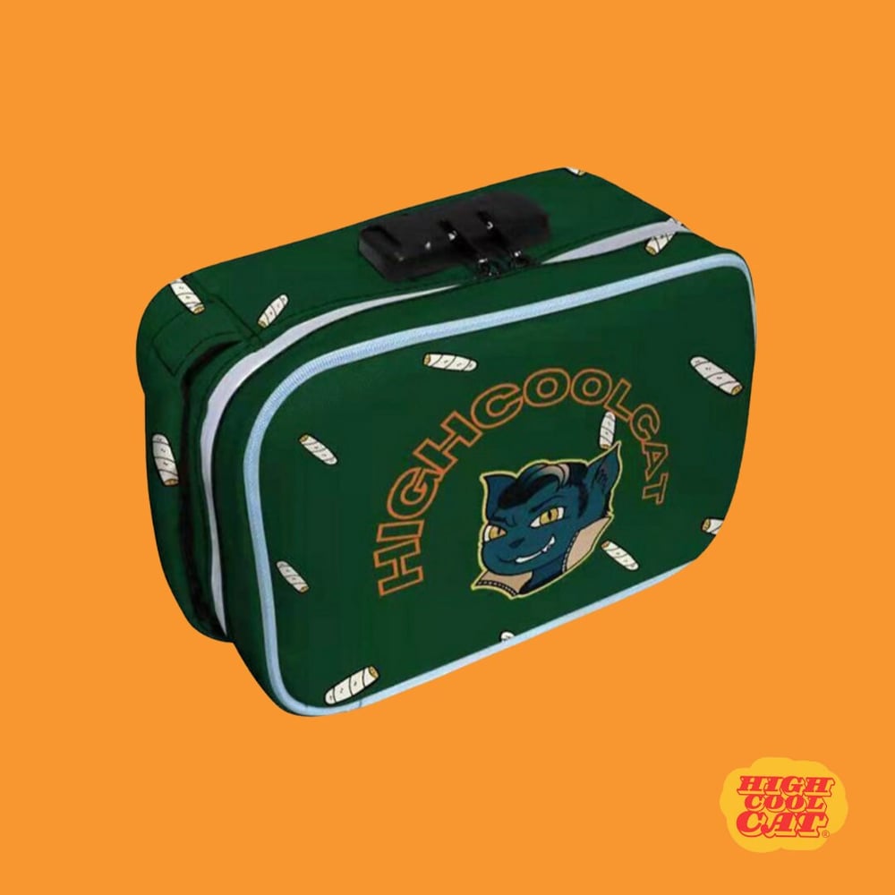Image of HighCoolcat Stash Bags - Lockable Stash Bags - Lovers Smoking Stash Bags - Cute Small Stash Bags ...