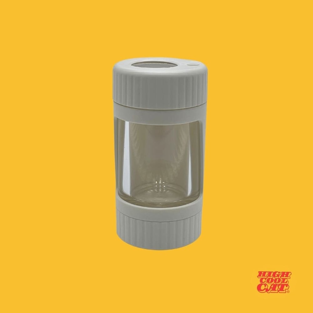 Image of Glowing Crusher Jar -  Crusher Glow Jar - herb Grinder Glowing Jar -  Glowing Jar -  Glowing Jar ...