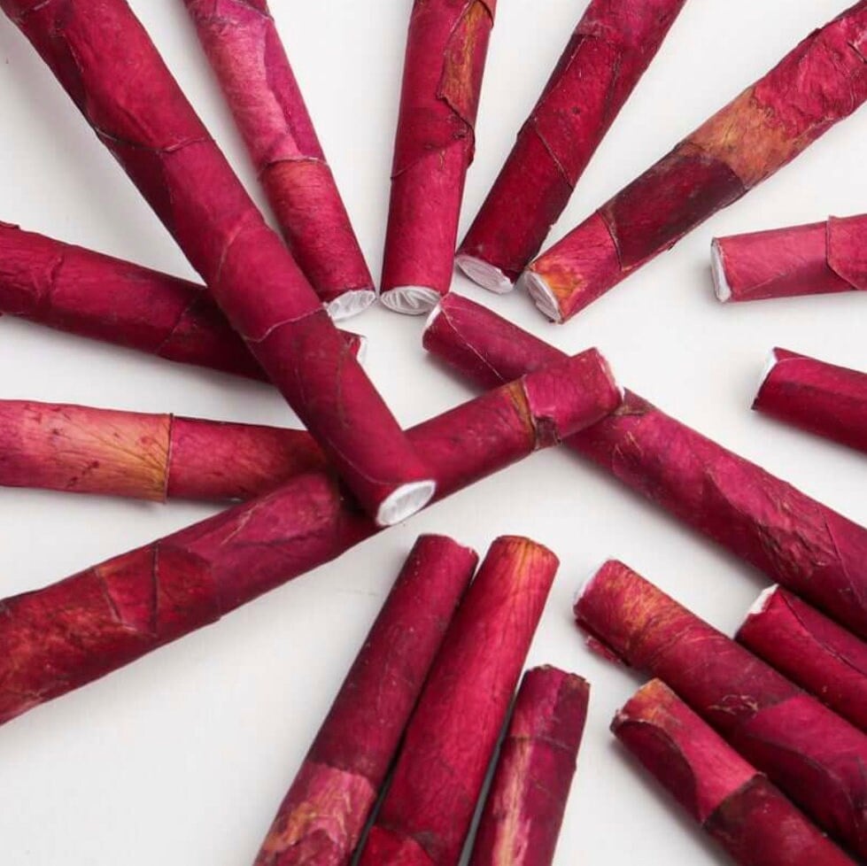 Image of Natural Rose Petal Cones – Decorative Floral Tubes (Empty, Unflavored- Gift Ideas