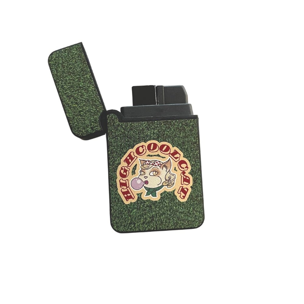 Image of High Coolcat Lighter - Set of Custom Butane Lighters - Cute Designer Lighter for Tobacco - Perfec...