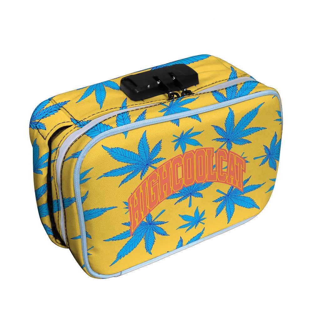 Image of HighCoolcat Stash Bags - Lockable Stash Bags - herb Lovers Smoking Stash Bags - Cute Stash-cd8b4534