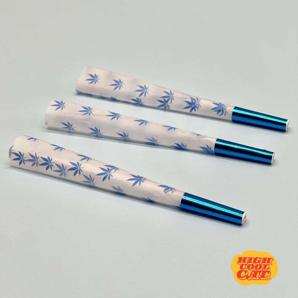 Image of Rainbow Paper Cones – Decorative Tubes for Party or Gift Use (Empty)-633209f1