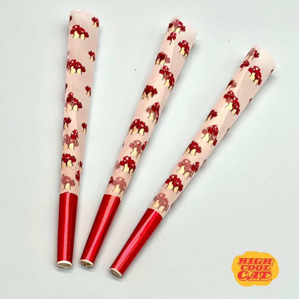 Image of Rainbow Paper Cones – Decorative Tubes for Party or Gift Use (Empty)-633209f1