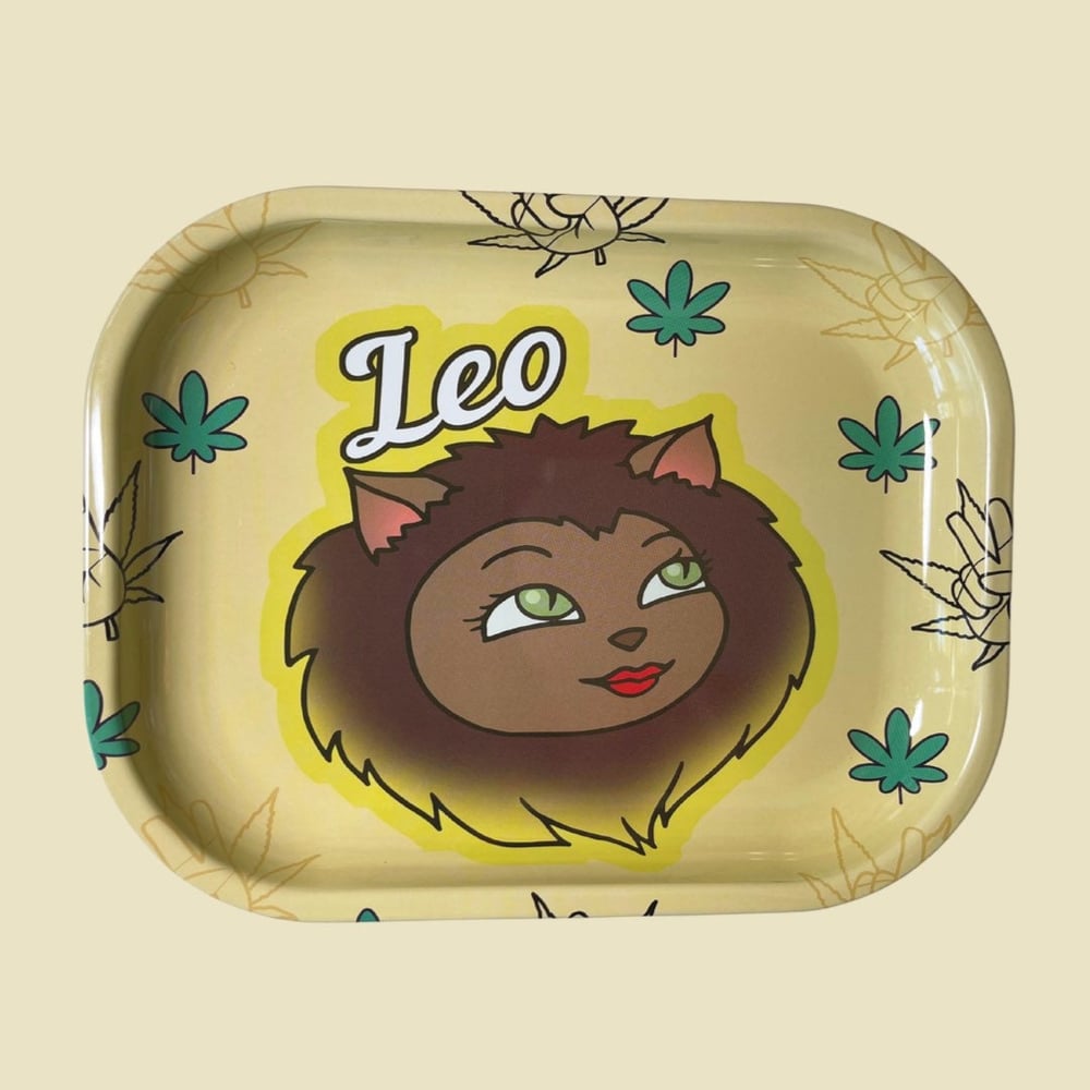 Image of Zodiac Tray - Smoke Rolling Tray - Cute Smoking RollingTray - Tobacco Rolling Tray - Rolling Tray...