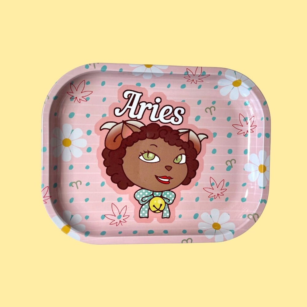 Image of Zodiac Tray - Smoke Rolling Tray - Cute Smoking RollingTray - Tobacco Rolling Tray - Rolling Tray...