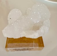 Image 2 of CALCITE WITH SUGAR QUARTZ RAW SPECIMEN (Fuji) WITH STAND 