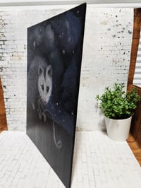 Image 5 of Frank the Opossum | Original 8x10 Oil