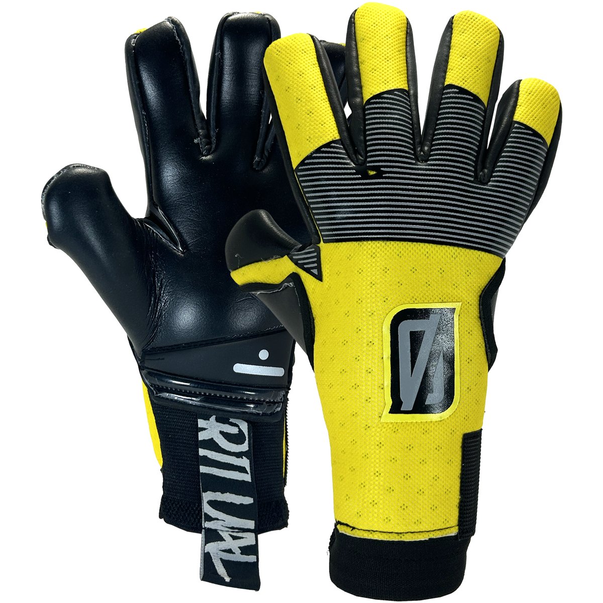 Prostyle Negative Cut Goalkeeper Gloves – Latex Palm, Full Finger, Sizes 6-10