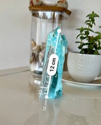 Image 5 of BLUE ARAGONITE TOWER WITH CAVE 