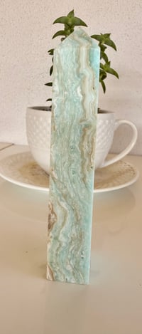 Image 1 of BLUE ARAGONITE TOWER