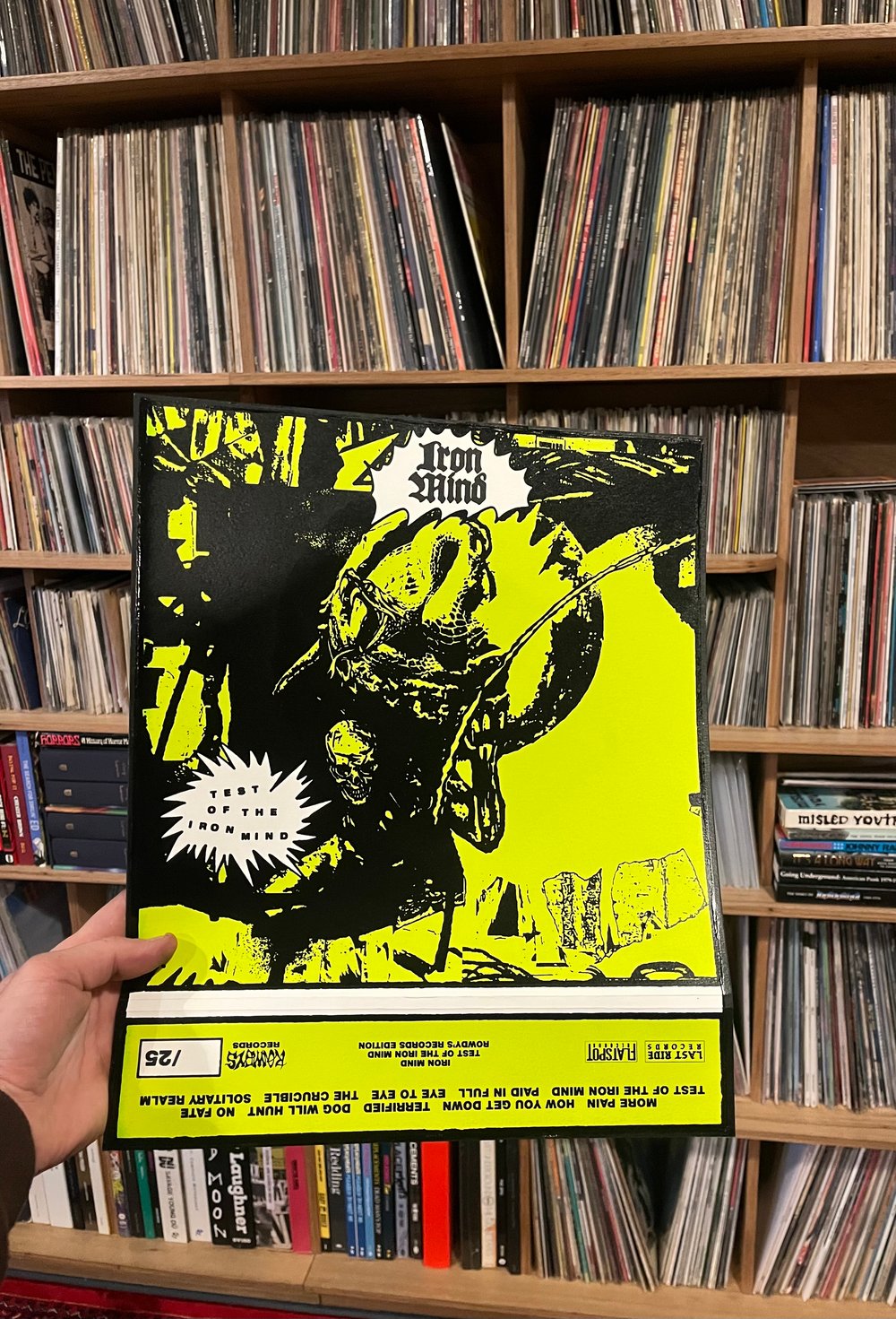 IRON MIND 'Test Of The Iron Mind' LP (Ltd Rowdy's Edition)