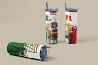 Image 3 of Fiesta Drink Tumblers – Modelo El Papa Mas Chingon.