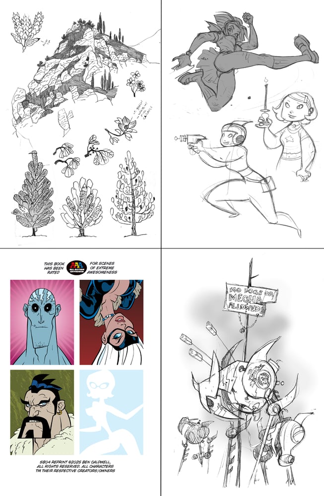 Image of SKETCHBOOK 04: YEAH THAT'S RIGHT BABY, NUMBER FOUR