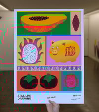 Image 2 of Cut Fruit Poster with Pey Chi