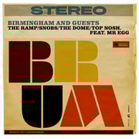 Image 1 of SUPER SIZED – Vintage “BRUM” Jazz-Inspired Print