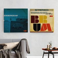 Image 2 of SUPER SIZED – Vintage “BRUM” Jazz-Inspired Print