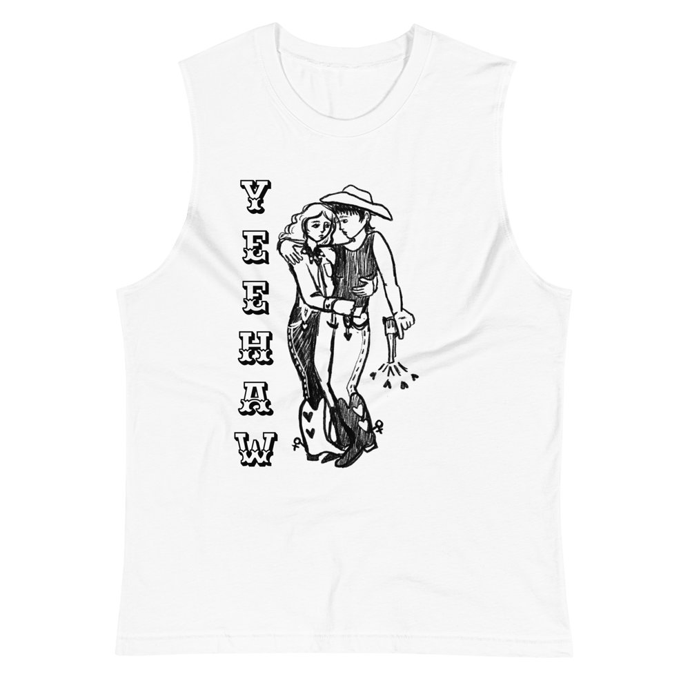 GAY COWBOYS MUSCLE TEE