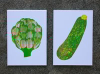Image 5 of Mini Fruit & Veg Riso Prints