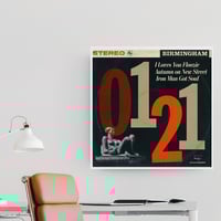 Image 2 of SUPER SIZED – Vintage “0121” Jazz-Inspired Print