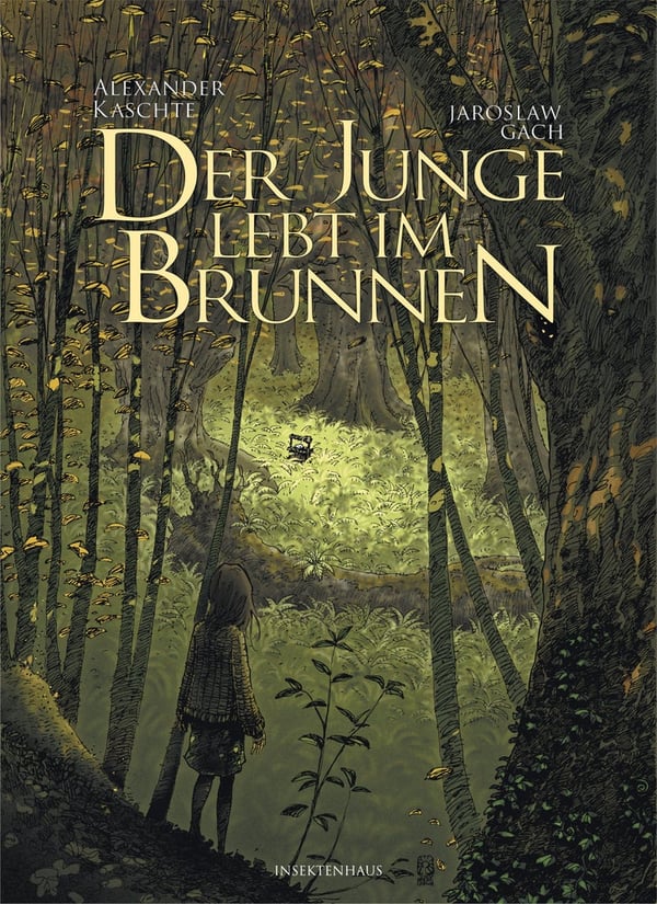 Image of SELBSTZERSTÖRUNGS-ANGEBOT: Der Junge lebt im Brunnen (Comic, Alexander Kaschte, Jaroslaw Gach)