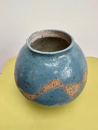 Image 1 of Blue Vintage Moon Jar