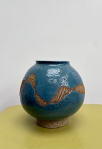 Image 4 of Blue Vintage Moon Jar