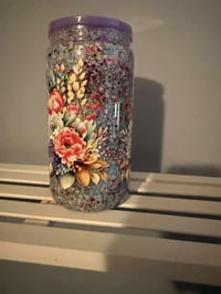 Image 2 of 🎧 Unicorn Headphones Glitter Tumbler